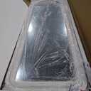 Flannel Full Length Mirror 63"x24", Arched Mirrors Full Length with Stand, Flannel Floor Mirror for Bedroom and Living Room, Full Body Mirror Hanging or Leaning, White