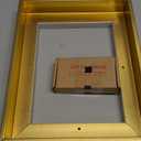 Pixy Canvas Floater Frame 8x10 for 1-1/4 (1.25) inch Deep Canvas Paintings/Canvas Prints/Wood Canvas Panels/Wall Art/Wall Decor/Home Decor/Artwork (Brass Gold, 8 x 10 inch, Portrait) Brass Gold