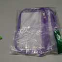 Clear Bag for Stadium Events - Stadium Approved Small Mini Clear Purse, Women's Top-Handle Handbags for Sports Concerts