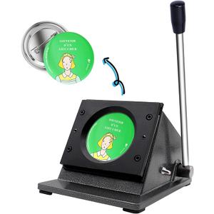 KUNHEWUHUA 2-1/4" 58mm Graphic Punch Die Cutter Badge Button Maker for 2-1/4" 58mm Badge