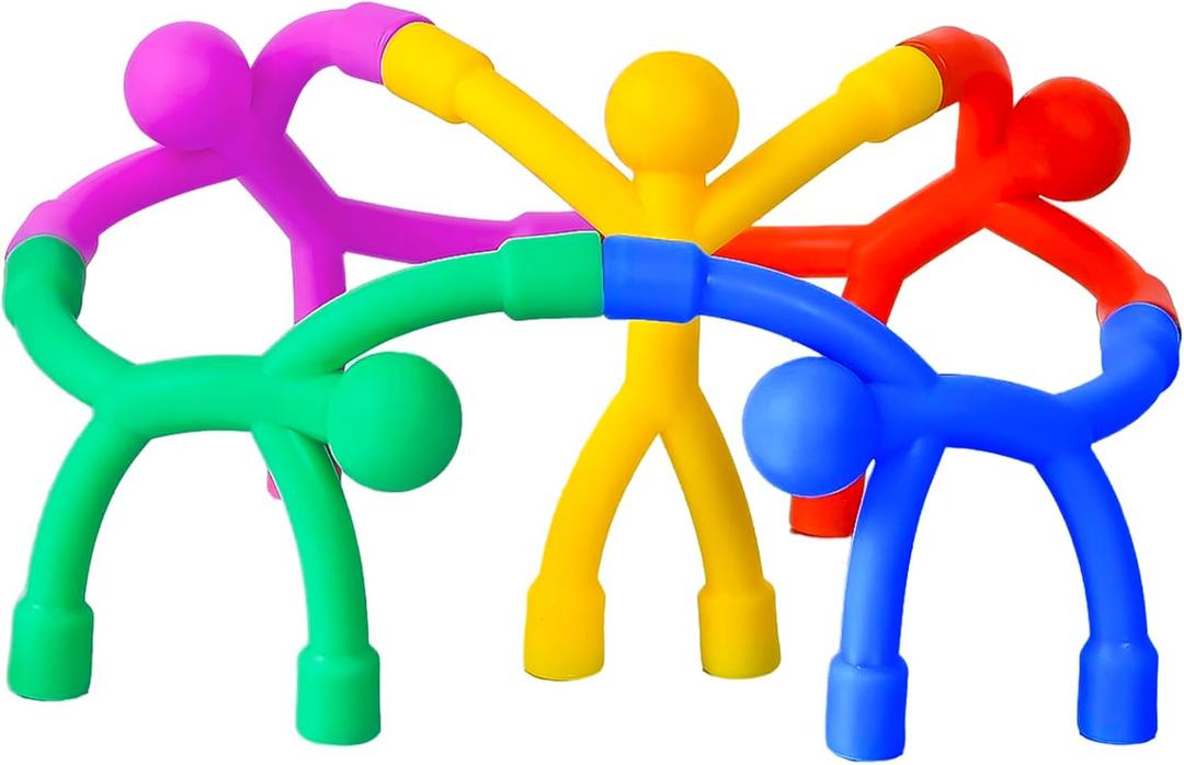 Magnetic Travel Toys Easter Basket Stuffers for Toddler Kids, Fidget Toys Airplane Car Travel Activities Essential, Road Trip Sensory Toy Magnet People Men, Gifts Toys for 3 4 5 6 7 8 Year Old -5PCS