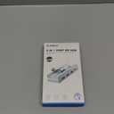 ORICO USB Hub 3.0, Clamp USB Hub with Extra Power Port, 3 USB-A Data Ports, USB-C Port for Monitors, Desks(Silver)