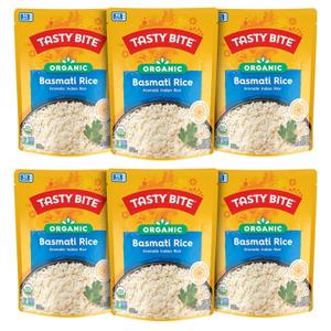 Tasty Bite Organic Basmati Rice, 8.8 Ounce, Pack of 12, Ready to Eat, Microwavable, Vegan, Gluten-Free
