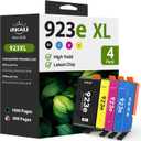 923XL 923e 923 Ink Cartridges for HP Printers: Replacement for HP 923XL Ink Cartridges Combo Pack to Work with OfficeJet Pro 8135 8130 8139 8138 8122 8120 8124 8125 8130 Printer (BK/C/Y/M, 4-Pack)