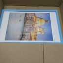 wyooxoo 12x18 Picture Frame Made of Solid Wood Blue Photo Frames Display Pictures 11x14 with Mat or 12x18 Without Mat Colorful Frame For Horizontal Vertical Wall Mounting
