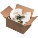 BOX USA Packing Paper Sheets 24" x 36" (400 Sheets, 25 lb) - Newsprint Paper for Shipping, Storage and Moving Supplies, White
