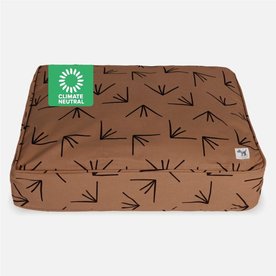 Molly Mutt Medium to Large Duvet Cover, Heat Waves, Brown with Black Accents 36"x45"x5" (Huge)