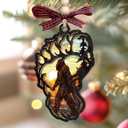 Bigfoot Ornament - Perfect Sasquatch Gifts for Christmas, Unique Bigfoot Treasures for Christmas Tree Display, Appealing Sasquatch Ornament, Big Foot Gifts for Enthusiasts, Ideal Big Foot Ornaments
