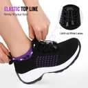 Comfortable Breathable Women Walking Shoes Slip on Trainers Women's Orthopedic Casual Ladies Shoe Thick Bottom 41