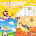 PARTYWIND Foil Pom Poms Art for Kids - Unicorns Princesses Ocean DIY Creative Craft Kits, Travel Toys, Party Favors, School Supplies, Birthday Gifts for Girls Boys Ages 4, 5, 6, 7, 8, 9, 10, 11, 12