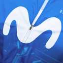 Cycling Jersey Men Set Bib Shorts Set Summer Mountain Bike Bicycle Suit Anti-UV Bicycle Team Racing Uniform Clothes (Blue, XXL)