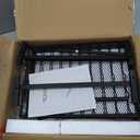 IBUYKE Coffee Pod Drawer Holder,40 Capsule Pods,Compatible for Nespresso Vertuo Pods,Wooden Top and Mesh Shelves,Home Kitchen Counter Coffee Bar Organizer, Rustic Brown,TCJ101H