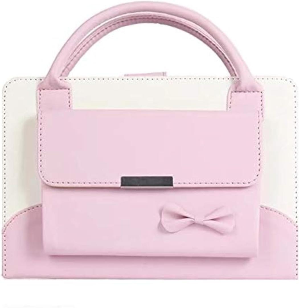 Albc Cute Case for iPad Mini 5 2019 / 5th Generation Mini / iPad Mini 4 / 3 / 2 / 1 - Smart Slim Handbag Leather Stand Cover with Auto Wake/Sleep Feature,Pink