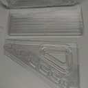 2 Pack 7 Layers Clear Display Shelf for Funko Pop,Mini Collectible Toys Display Shelf for Bitty Pop,Clear Acrylic Display Case for Miniature Mini Action Storage Compatible with Bitty Pops Funko