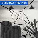 4 x Backer Rod 1/2 Inch,Foam Backer Rod for Gaps Concrete Crack Filler Joints Foam Gap Filler Caulk Saver Backing Rod Concrete Filler Rope
