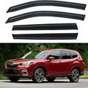 Window Visors Rain Guards for 2019-2024 Subaru Forester, 2019-2024 Subaru Forester