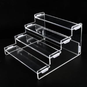 Clear Display Risers Stand, 4 Tier Display Stand, Acrylic Riser, Perfume Organiser, Jewelry Display Riser, Perfume Acrylics Stand, Acrylic Stands for Displays, Perfume Pop Figures Candy Jewelry