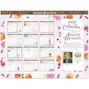 Cal 2025- Susan Branch Large Desk Pad Monthly Blotter