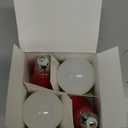 4 Pack LED Red and Green Light Bulbs - 120V E26 Base 9 Watt (60-watt Replacement) - Red and Green Bulbs for Party Decoration, Porch, Home Lighting, Christmas 4 Pack