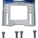 8 Inch Trailer Keel Roller Bow Roller with Bracket and U-Bolts for Easy Loading and Launching, Keel Roller Kit, Blue, Cold Galvanized Steel