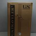 U.S. Traveler Boren Expandable Hardside Rugged Travel Luggage with 8 Spinner Wheels, Teal, Checked-Large 30-Inch