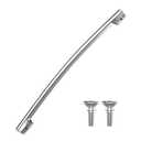 Upgraded WR12X21070 Refrigerator Door Handle Compatible with Ge Fridge Handle Replacement GZS23HSEBFSS DSE25JGHKCBB GSE22ESHBSS Door Handles with GE Refrigerator Door Handle Screws Parts WR12X20441