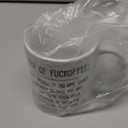 Funny Cup of Fuckoffee Coffee Mug White Ceramic Mug with Black Handle 11 Ounce
