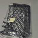 Luxshiny Car Trunk Organizer Net Pocket ABS Plastic Car Storage Bag for SUV RV and Boat Vehicle Interior Organizer Adjustable Straps for Easy Access 2 Pack