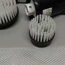 Electric Spin Scrubber for Cleaning Bathroom, Shower Scrubber Cordless Cleaning Brush with IPX7 Waterproof & 2 Speed, 3 Brush Heads, Bathroom Cleaning Supplies for Toilet Shower Tub Black