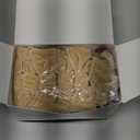 24 Pcs Velvet Christmas Bows for Christmas Tree 4.72" Rustic Crafts Gift Velvet Ribbon Bows Twist Tie Bows for Xmas Wreaths Garland Gift Wrapping Wedding Decor(Khaki, Brown, Green)