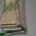 4 Packs CD Storage Box with Visible Window, Stackable CD Case Holder with Dustproof Lid and Handles, Holds Up to 148 CDs in Full Jewel Cases-15.75 x 6.10 x 5.31 Inches-Beige