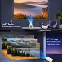 Magcubic Mini Projector with WiFi and Bluetooth, 4K Support Smart Portable Projector, Small Proyector with 200ANSl & AutoKeystone, 180 Rotation HY300Pro Video Proyector for Bedroom, Movie, Outdoor