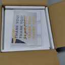 Square Floating Shelves for Wall 8"W x 8"D x 1.2"H, Small Engineered Wood Wall Shelves with Invisible Brackets for Living Room Bedroom Bathroom Office Kitchen Storage & Decor, White Finish, Set of 3