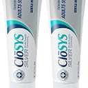 CloSYS Silver Fluoride Toothpaste for Adults 55+, 3.4 Ounce (Pack of 2), Gentle Mint, Travel Size, TSA Compliant, pH Balanced, Enamel Protection, Sulfate Free