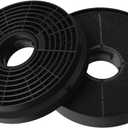 CACF003 Range Hood Carbon Filters for Wall Mount Range Hood CAS75502 CAB75502 CAS75206 CAS75206P Replacement Charcoal Filters for Ductless Ventilation2pack