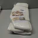 OIAHOMY Small Storage Baskets for Organizing,Closet Cube Shelf Storage, 9.89.87.1, Woven Cotton Rope Gift Baskets for Nursery,Cute Dog Toy bins, Round 3 Packs, White