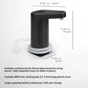 Dometic GO Hydration Water Faucet - One-Touch Operation with LED Light and Magnetic Base - Portable, Self-Powered Water Dispenser for Camping and Outdoors