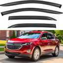 Window Visors Rain Guards Shield for 2018-2024 Chevrolet Equinox, Out-Channel Window Vent Wind Deflectors Visors Shades for 18-24 Chevy Equinox