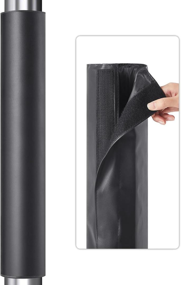 Hollowfly 3.5" Basketball Pole Pads 47.2" Tall Basketball Pole Paddings Weather Resistant Waterproof Garage All Weather Pad for Player Protection and Safety, 0.79'' Thick