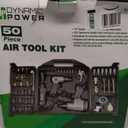50 Pieces Air Tool Kit. 1-1/2'' Impact Wrench, 1-3/8'' Ratchet Wrench, 5-Air Hammer w/Chisels, and other great tool accessories. D-W3-50K