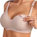 Avidlove Women's Seamless Bras Nursing Bras for Breastfeeding Tshirt Everyday Bra (S)