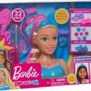Barbie Dreamtopia Mermaid Styling Head, 22 pieces, Kids Toys for Ages 3 Up by Just Play