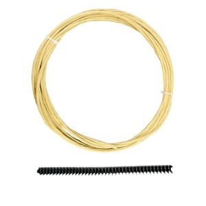 32ft Upholstery Stay Wire for Sofa Furniture Springs, 9 Gauge with 40 Clips (13ft Wire +40 Clips)