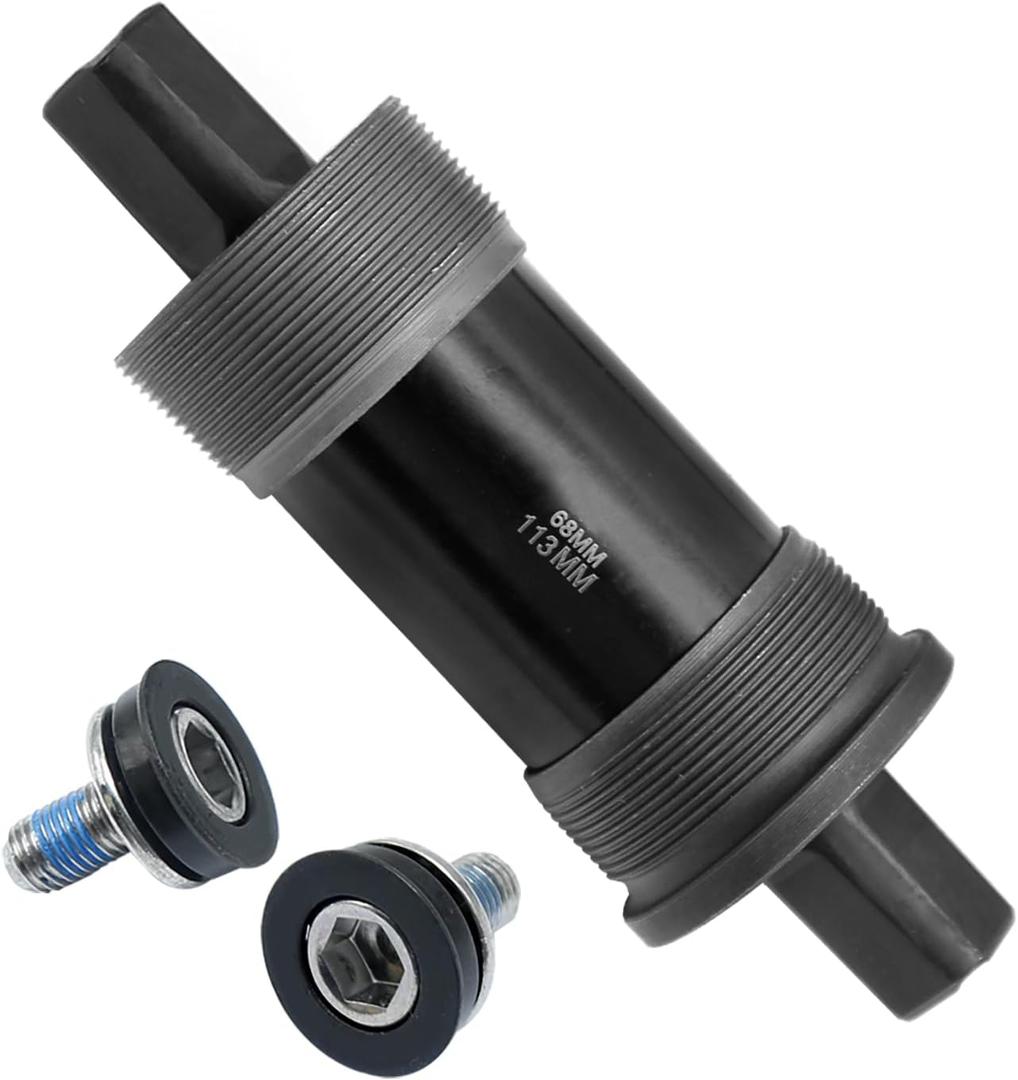 Bike Bottom Bracket Mountain Bike Square-Taper Bottom Bracket Bicycles 68mm Replacement for Shimano Tourney TX800 Series