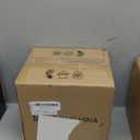 Modern Black Pendant Lights Kitchen Island Light, Adjustable Hanging Light Fixture with Milk Glass Shade, Farmhouse Pendant Light for Dining Room Bar Over Sink/Table/Counter, 1 Pack