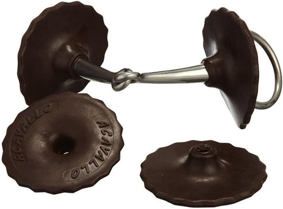 Acavallo Unisex's Brown Bit Guards, One Size