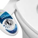 LUXE Bidet NEO 110 - Single Nozzle, Non-Electric Bidet Attachment for Toilet Seat, Adjustable Water Pressure, Rear Wash (Blue)