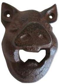 Cast Iron Wall Mounted Pig Bottle Opener