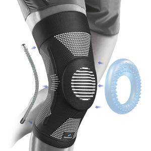 NEENCA Upgraded Thin Knee Brace for Women/Men, Compression Knee Support with Gel Pad & Spring Stabilizers. Knee Sleeve for Meniscus Tear, ACL, PCL, Arthritis, Joint Pain Relief, Runner, Workout, Sport