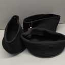 Small Basket for Organizing | Cube Shelf Closet Storage Baskets | 9.79.77.1 | Woven Rope Gift Basket | Nursery | Round 3 Packs Black